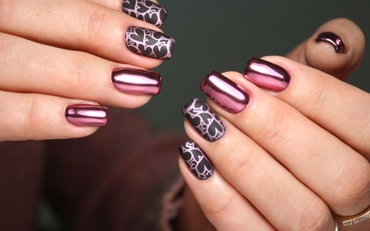 Bold nail designs showcasing Brooklyn nail art trends.